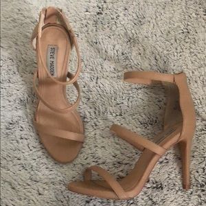 Beige, strappy sandals from Steve Madden size 7.5